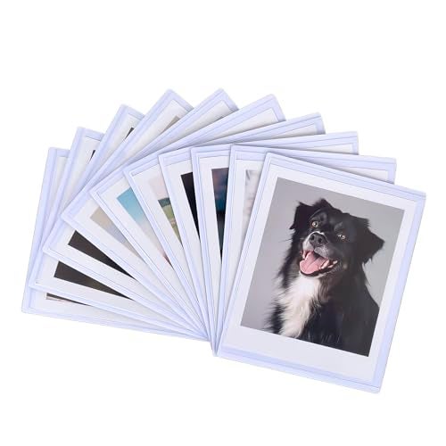 LAGIPA 3.5x4.25” Magnetic Polaroid Picture Frame, Fridge Magnet Frame for Polaroid Now i-Type/600/SX-70/OneStep+/Instax Wide Square 300/200/210 Films, Instant Film Display,10 Pack - Image 1