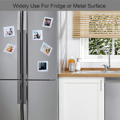 LAGIPA 3.5x4.25” Magnetic Polaroid Picture Frame, Fridge Magnet Frame for Polaroid Now i-Type/600/SX-70/OneStep+/Instax Wide Square 300/200/210 Films, Instant Film Display,10 Pack - Image 4