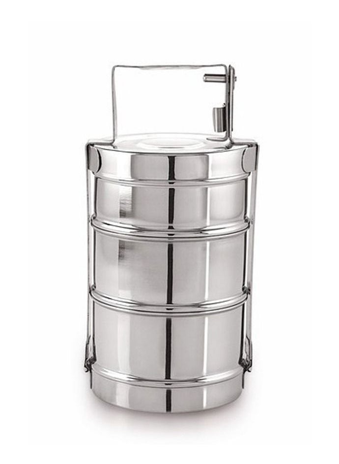 BLACKSTONE - Stainless Steel Carrier Tiffin Box Lunch Box 3-Tier - Image 1
