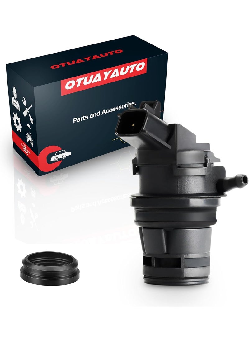 OTUAYAUTO OTUAYAUTO 85330-60190 Windshield Washer Pump with Grommet Replacement For Toyota, Lexus, Subaru, Mazda, Nissan, Acura, Honda Replaces OEM 85330-AE010, 85330-60180  - Image 1