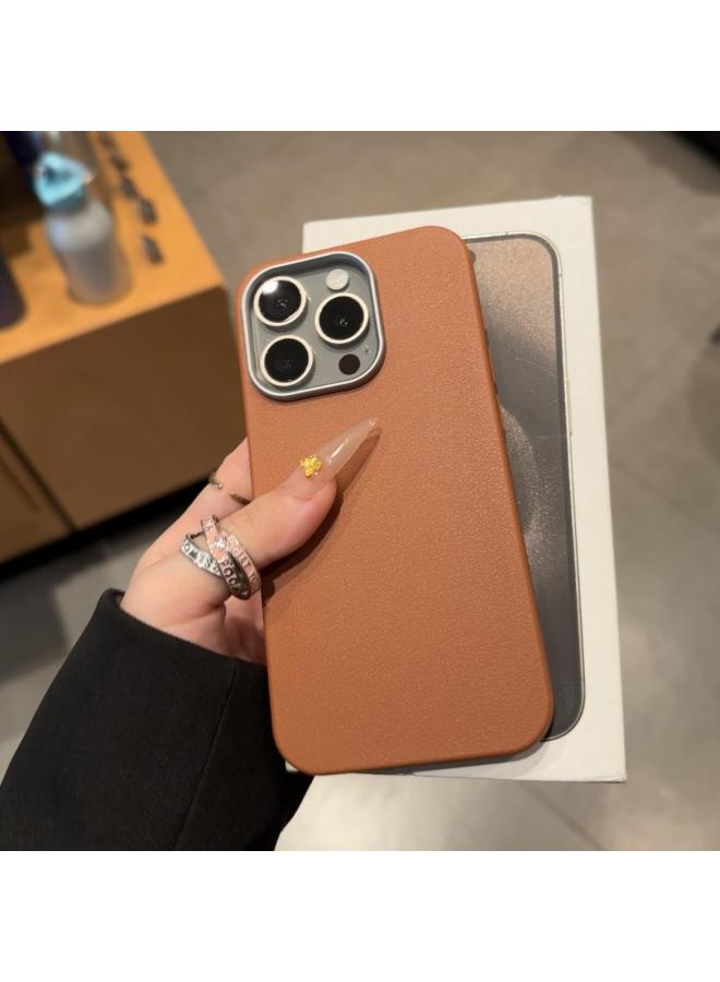 Leather Plating Frame Mobile Phone Case Suitable For Apple Protective Case Multiple Models Available 