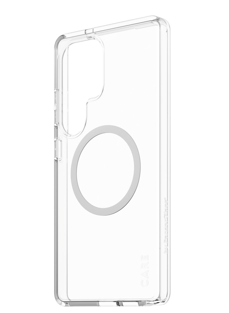 PanzerGlass CARE Flagship Case Qi White Samsung Galaxy S25 Ultra - Clear - Image 4
