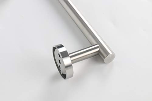 TocTen Bath Towel Bar - Thicken SUS304 Stainless Steel Bathroom Towel Holder, Towel Rod for Bathroom Heavy Duty Wall Mounted Towel Rack Hanger (20 in, Brushed Nickel) - Image 4