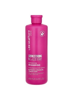 Lee Stafford Lee Stafford, Grow Strong & Long, Activation Shampoo, For Breakage Prone & Damaged Hair, 16.9 fl oz (500 ml)  - Image 1