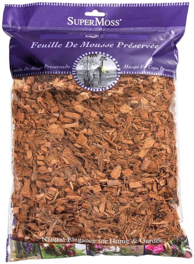 Super Moss (23261 Coco Mulch, 200 in3, Natural Brown - Image 1