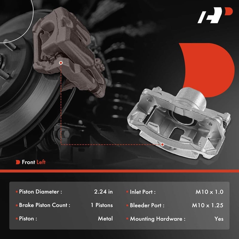 A-Premium Brake Caliper Assembly for Acura and Honda - Image 2