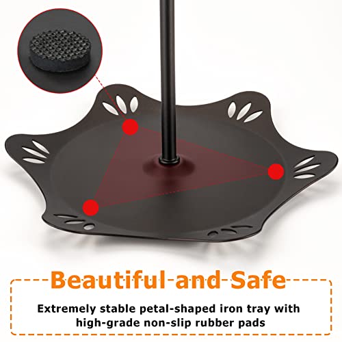 ALLCENER Coffee Mug Holder for Large Mugs, Mug Tree for Counter, Cup Holder for Countertop, Mug Rack with Tray, Metal Mug Tree with 6 Hooks, Coffee Counter Bar Accessory & Kitchen Home Organizer - Image 5