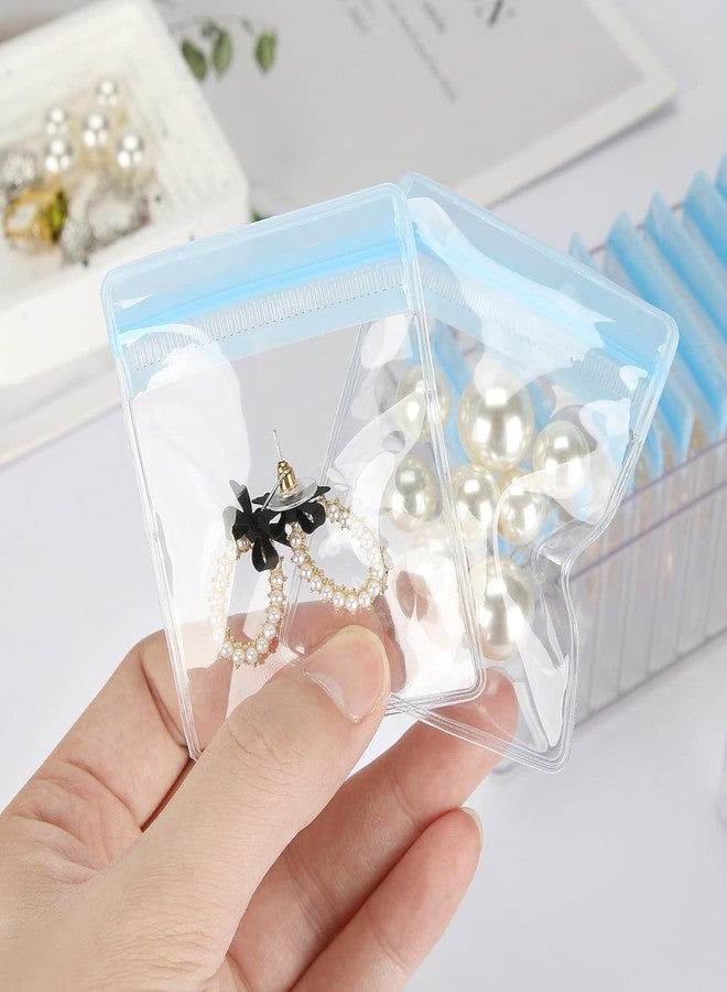RELEMTRA Clear Jewelry Organizers and Storage, Acrylic Travel Case 20 Pcs Individual Bags Portable Anti Tarnish Dustproof, Jewelry Organizer Box Bracelet Storage for Rings Earrings - Image 5
