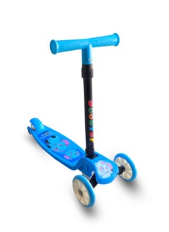 LB 3-Wheel Foldable Kids Scooter with Adjustable Height and Foot Brake  - Image 1