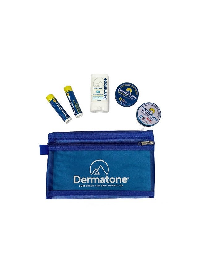 ديرماتون مجموعة ديرماتون للحماية الخارجية - هدية للعطلات | تحتوي على 4 من منتجات الوقاية من الشمس وحماية البشرة | علبة كلاسيكية، وزي-كوت، وعصا واقية من الشمس معدنية، وبلسمين طبيين للشفاه - Image 5