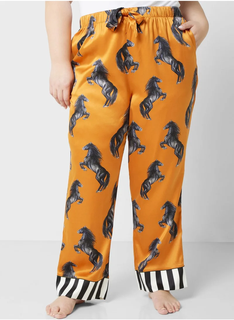 CHELSEA PEERS Printed Shirt & Pyjama Set