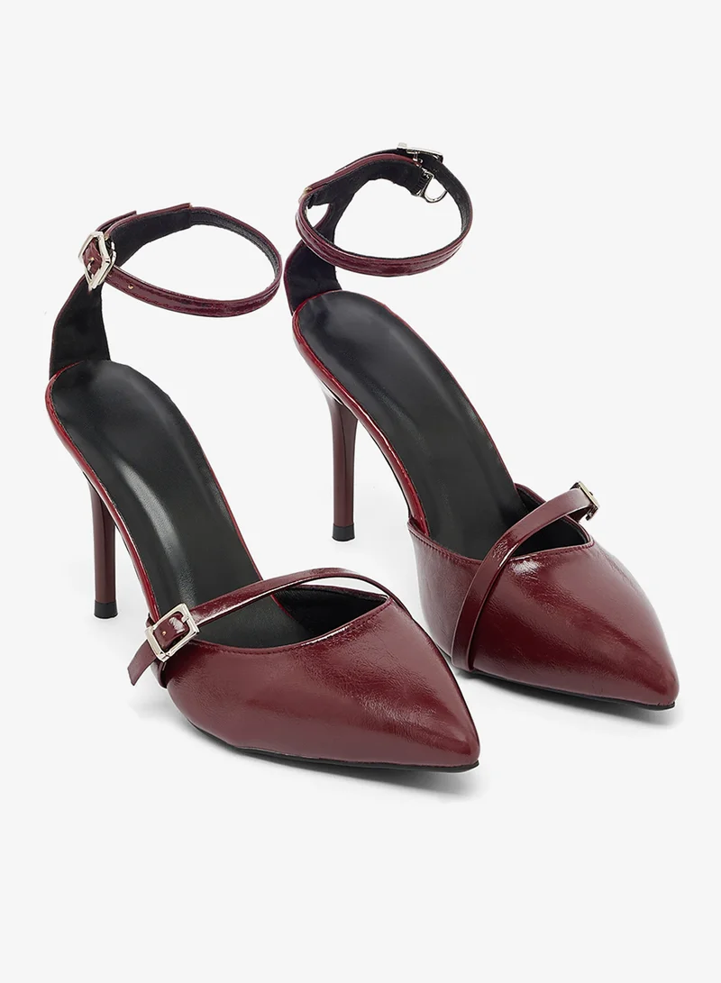 Ginger Burgandy classic_pumps for Women | Best Price UAE