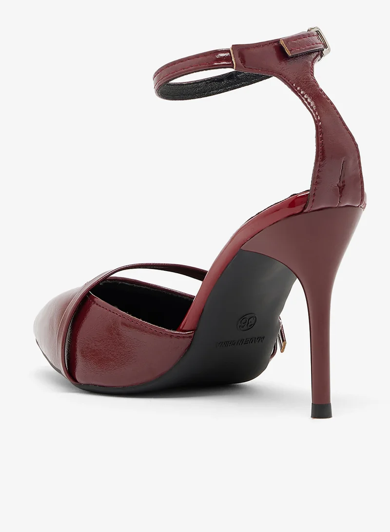 Ginger Burgandy classic_pumps for Women | Best Price UAE