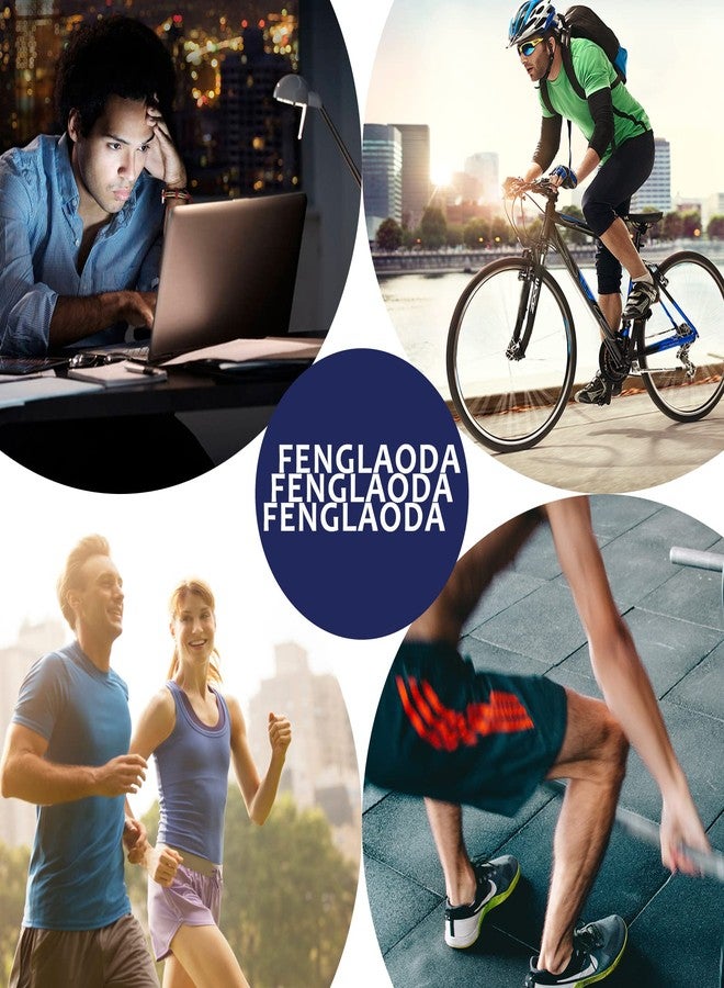 fenglaoda 8 Pairs Compression Socks for Men & Women 20-30 mmHg Knee High Nurse Pregnant Running Medical and Travel Athletic(S/M,Multi01) - Image 5