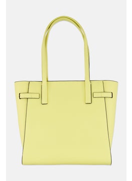 Michael Kors Women Brand Logo Tote Bag 31 H x 32 L x 16 W cm, Yellow  - Image 3