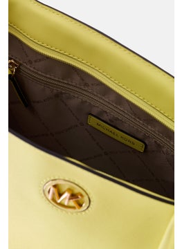 Michael Kors Women Brand Logo Tote Bag 31 H x 32 L x 16 W cm, Yellow  - Image 4