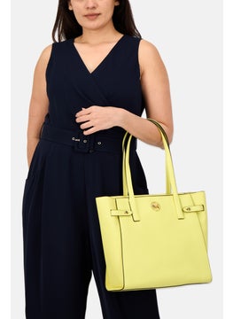 Michael Kors Women Brand Logo Tote Bag 31 H x 32 L x 16 W cm, Yellow  - Image 2
