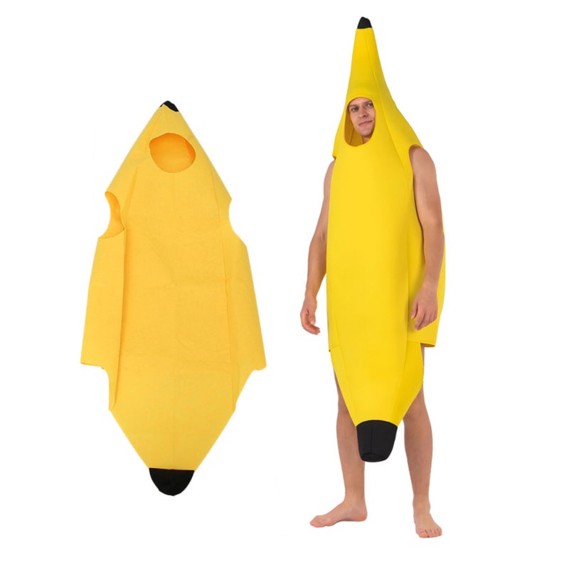 Halloween Costumes Adult Banana Cosplay For 150-180cm - Image 1