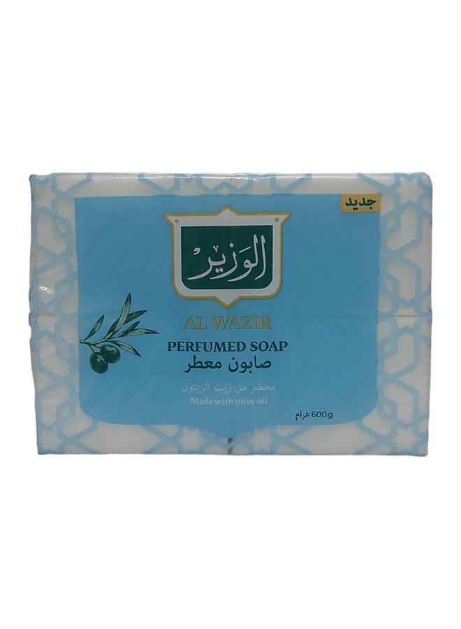 الوزير مجموعة من 4 صابون معطر مصنوع من زيت الزيتون 600 جرام - Image 2