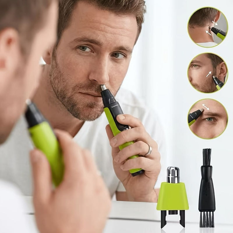Universal Replacement Head Combination For Electric Trimmers Compatible With QP2512 QP2515 QP1424 QP Series Handles Nose Eyebrow Ear Hair Trimming Additions 2 Sets (Blade+Cleaning Brush) - Image 4