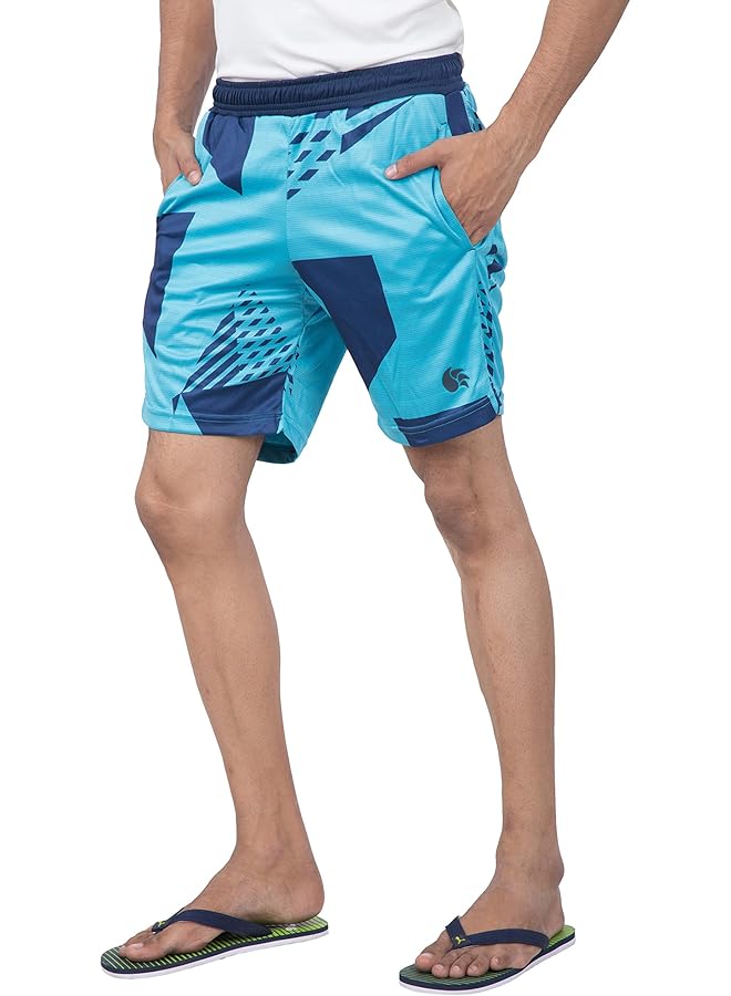 DSC S108 Shorts Large (Turquoise/Navy) - Image 2
