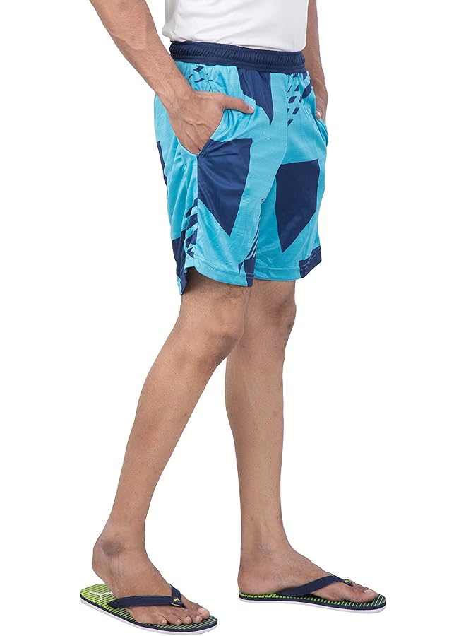 DSC S108 Shorts Large (Turquoise/Navy) - Image 3