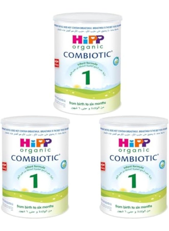 Organic Combiotic Baby Milk Formula 800G  stage 1 (Pack Of 3)