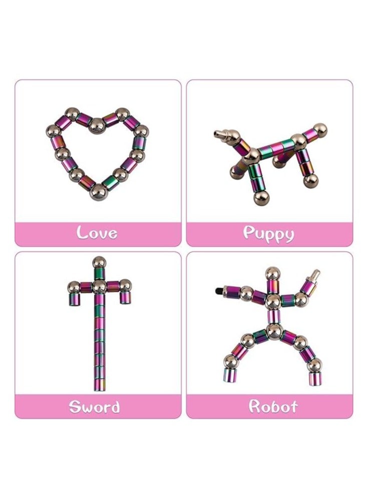 Toys Pen Magnetic Metal Pen Multifunctional Creative Writing Magnet Ballpoint Pen Decompression Magnetic Metal Pen - Image 2