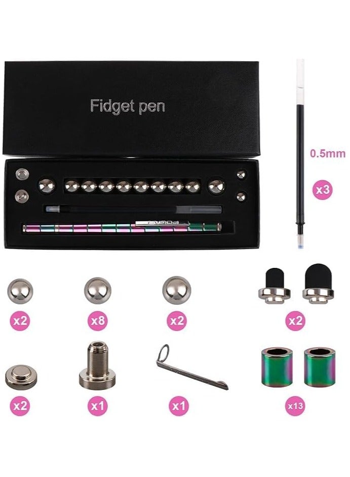 Toys Pen Magnetic Metal Pen Multifunctional Creative Writing Magnet Ballpoint Pen Decompression Magnetic Metal Pen - Image 5