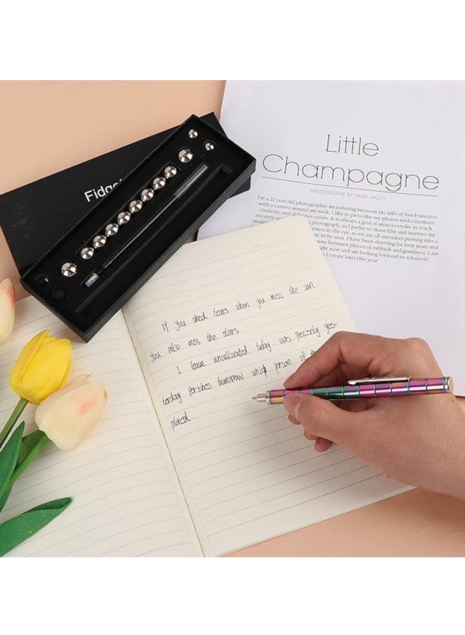 Toys Pen Magnetic Metal Pen Multifunctional Creative Writing Magnet Ballpoint Pen Decompression Magnetic Metal Pen - Image 4