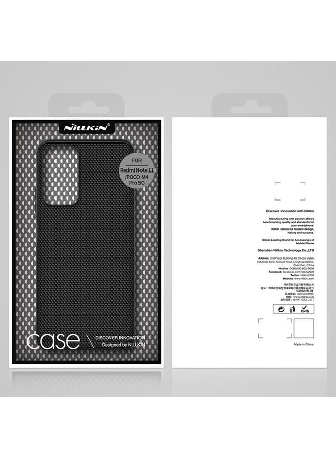 Nillkin Case For Xiaomi Redmi Note 11 5G / 11T 5G / 11S 5G / Poco M4 Pro 5G 3D Textured Nylon Fiber TPU Phone Case - Image 4