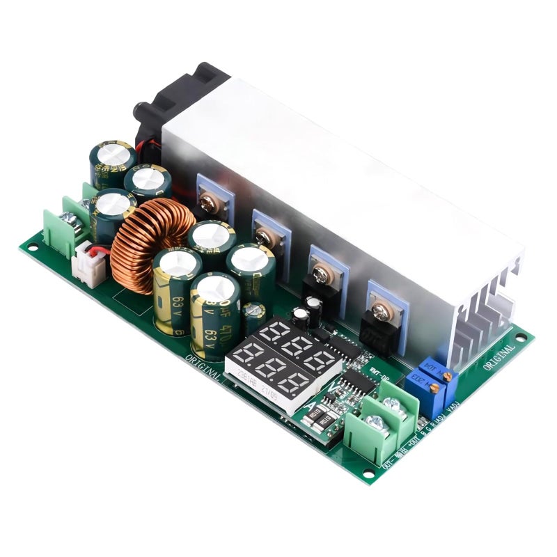Adjustable DC Buck Converter Module 12 80V 20A With LED Voltmeter Current Display - Image 2