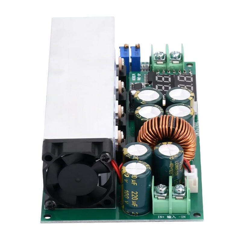 Adjustable DC Buck Converter Module 12 80V 20A With LED Voltmeter Current Display - Image 5