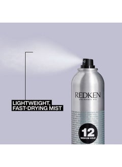 REDKEN Redken Brushable Hairspray 12 | Flexible Medium Hold with Natural Finish | Protects Against Frizz & Humidity | For All Hair Types | 10.4 Oz  - Image 4