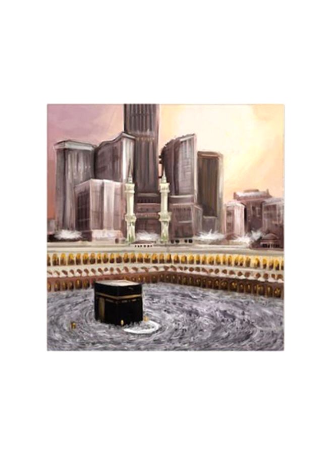 RYN فن الجدران من MDF مكة المكرمة متعدد الألوان 30x30 سنتيمتر - Image 1