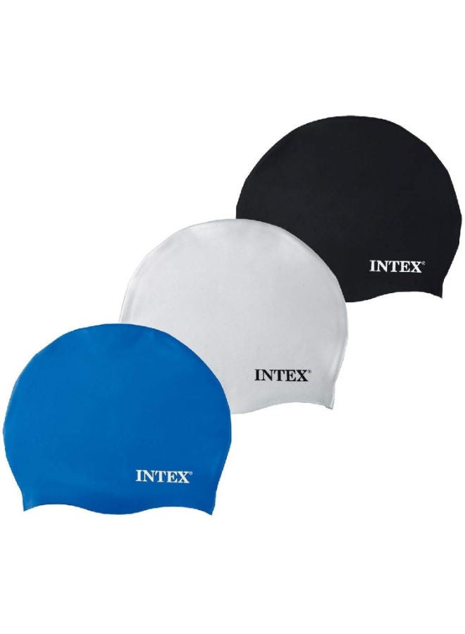 INTEX Intex Silicone Swim Cap, Assorted Colors, 1 Piece - Image 1