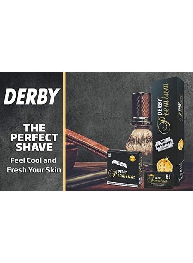 Derby 600 "Derby Premium" Single Edge Razor Blades for straight razor - Image 5