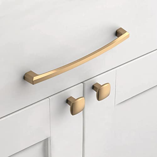 KNOKLOCK 10 Pack 7 Inch(177mm) Kitchen Cabinet Handles Champagne Bronze Cabinet Pulls Kitchen Cabinet Hardware Drawer Pulls for Dresser Cupboard Wardrobe - Image 2