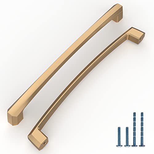 KNOKLOCK 10 Pack 7 Inch(177mm) Kitchen Cabinet Handles Champagne Bronze Cabinet Pulls Kitchen Cabinet Hardware Drawer Pulls for Dresser Cupboard Wardrobe - Image 1