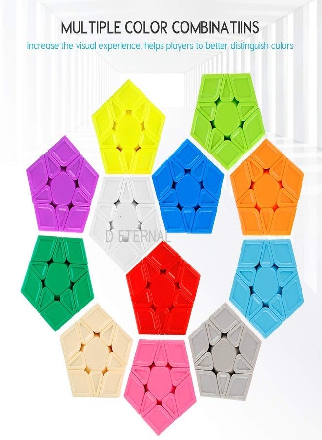 D ETERNAL High Seed Stickerless 3x3 Megaminx Speed Cube Puzzle - Image 4