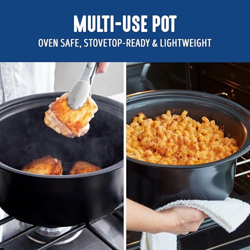 GreenLife 6QT Slow Cooker, Non-Toxic PFAS-Free Ceramic Nonstick Removable Interior Bowl, Programmable, Family Friendly, Keep Warm, Stovetop & Oven Safe, Dishwasher Safe Parts, Timer, Glass Lid, Blue - Image 3