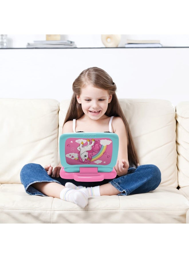 Lexibook Unicorn Bilingual Educational Laptop for Kids, French/English Learning Toy Computer with 40 Interactive Activities, Reading, Counting, Mathematics, Logic Games and Music, Portable Educational Laptop for Boys and Girls, Unicorn-Themed Kids Learning Device - Image 4