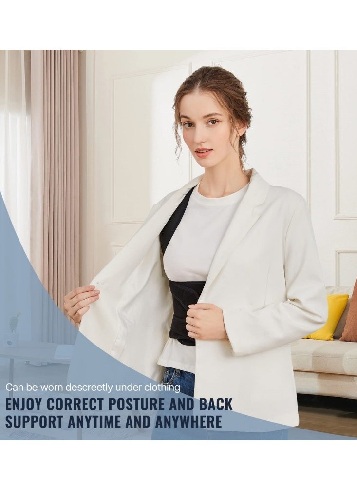 Ru syanl - Back Brace and Posture Corrector for Unisex Back Straightener Scoliosis and Hunchback Correction Back Pain Spine Corrector Support Adjustable Posture Trainer - Image 1