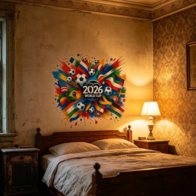 FIFA 2026 World Cup Fan Car Window Sticker - PVC Waterproof Wall Decal - Image 4