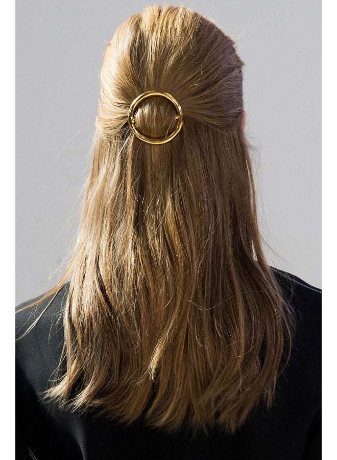 Urban Jewel Chunky Circle Hair Clip - Image 4
