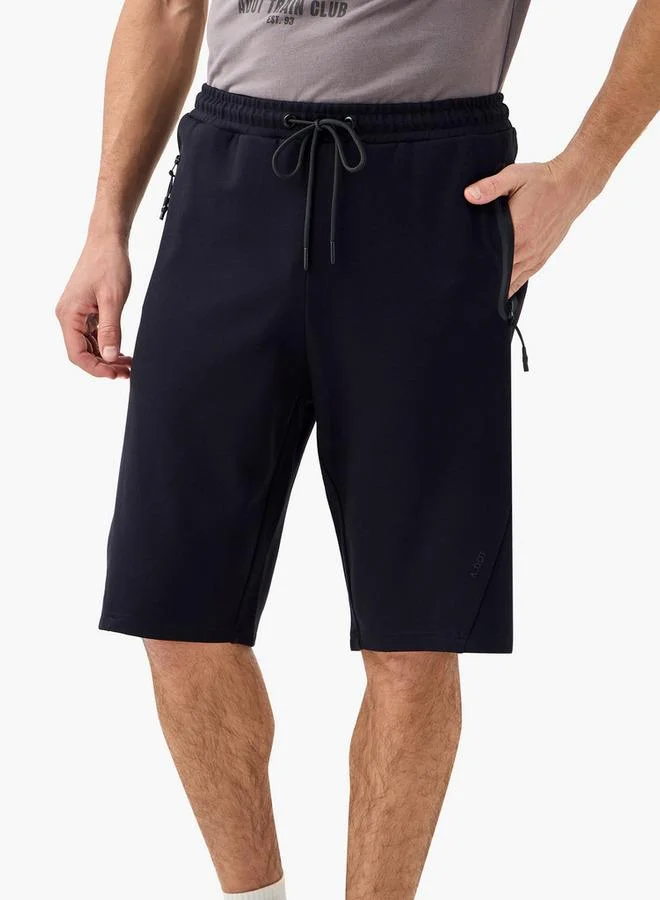 ADOT by Splash Zipper Pocket Detail Shorts with Drawstring Closure
