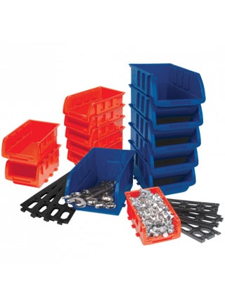 Performance Tool W5195 Storage Bin Set, 15-Piece, Red/Blue - pzsku/Z421CEB05AFDA4D24C9AEZ/45/_/1731077889/4ba32c91-e33c-4ac7-ab39-ff8d1d8321d6