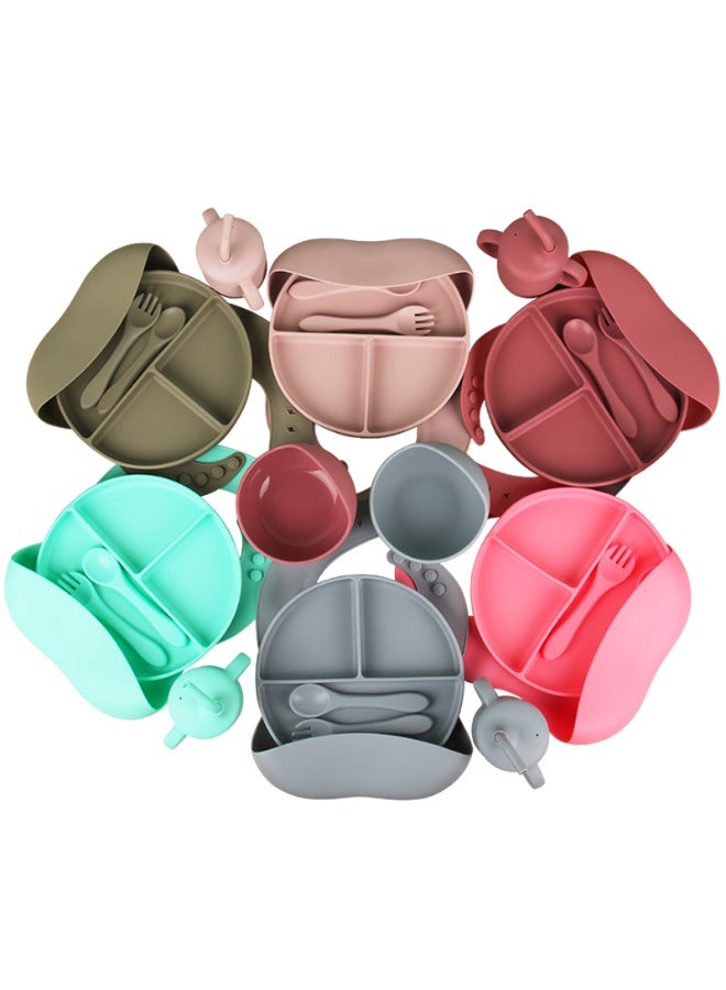 KUYING New Children's Tableware Feeding 6-Piece Set  - Image 5