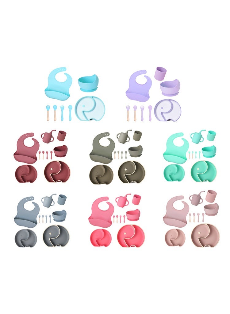 KUYING New Children's Tableware Feeding 6-Piece Set  - Image 3