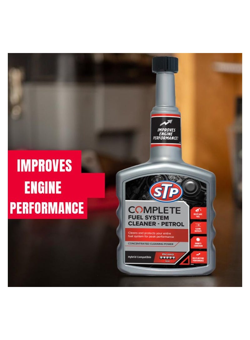 STP Complete Car Complete Fuel System Cleaner For Petrol 400ml Save Fuel Improves Engine Performance - Image 3